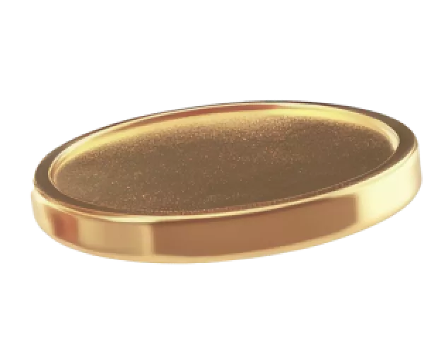 Gold coin investment symbol